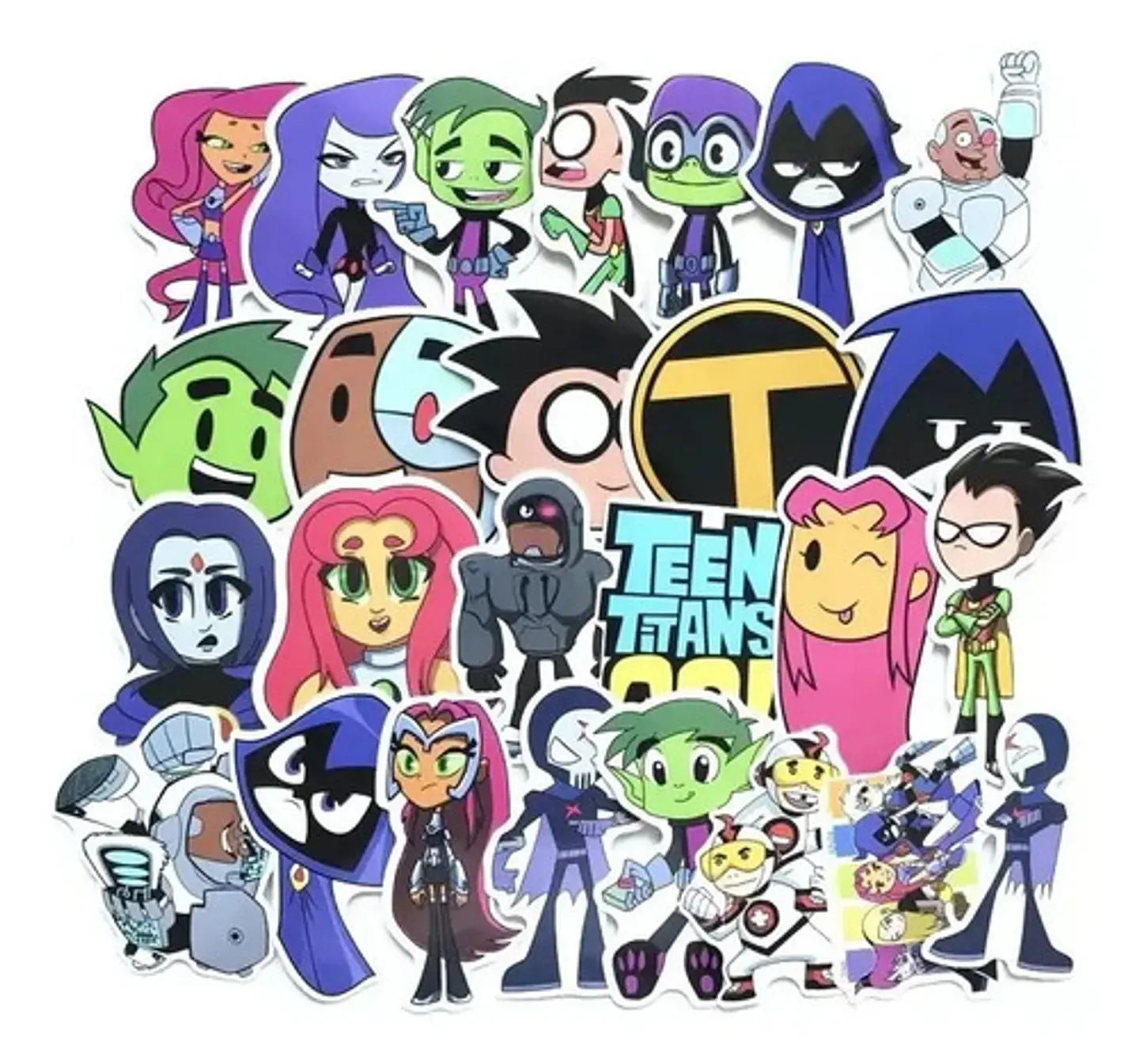 Teen Titans Go! - Set 50 Stickers / Calcomanías / Pegatinas 2