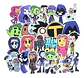 Teen Titans Go! - Set 50 Stickers / Calcomanías / Pegatinas - Miniatura 2