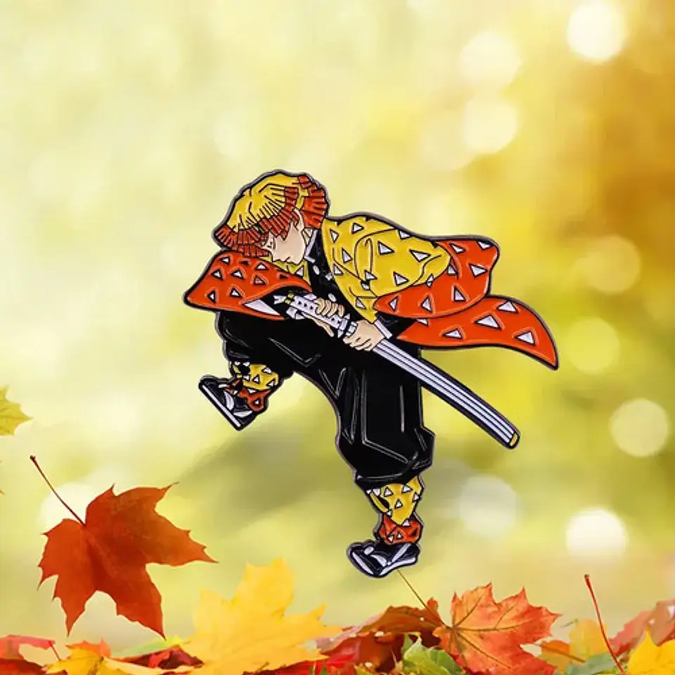 Pins De Zenitsu Agatsuma / Demon Slayer / Pines Metálicos 13