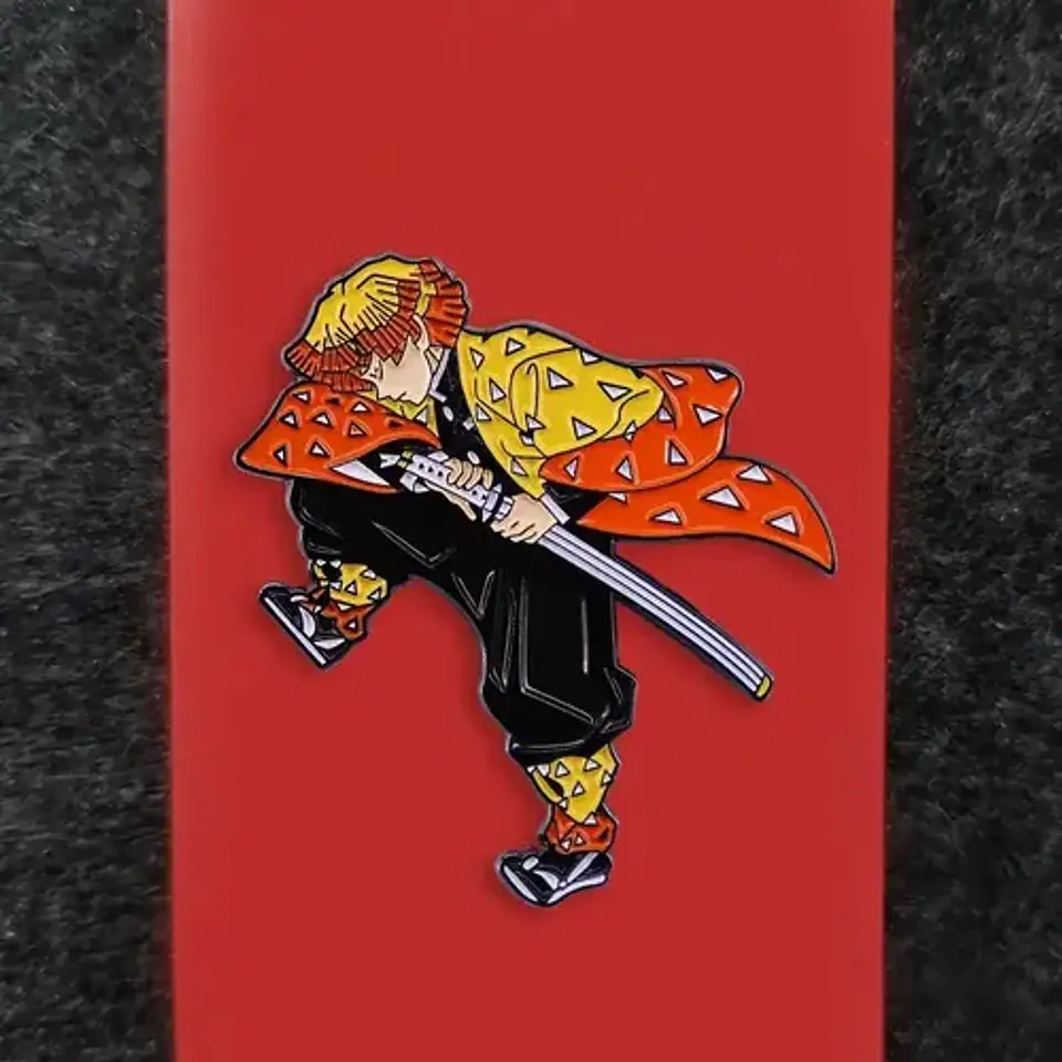 Pins De Zenitsu Agatsuma / Demon Slayer / Pines Metálicos 14