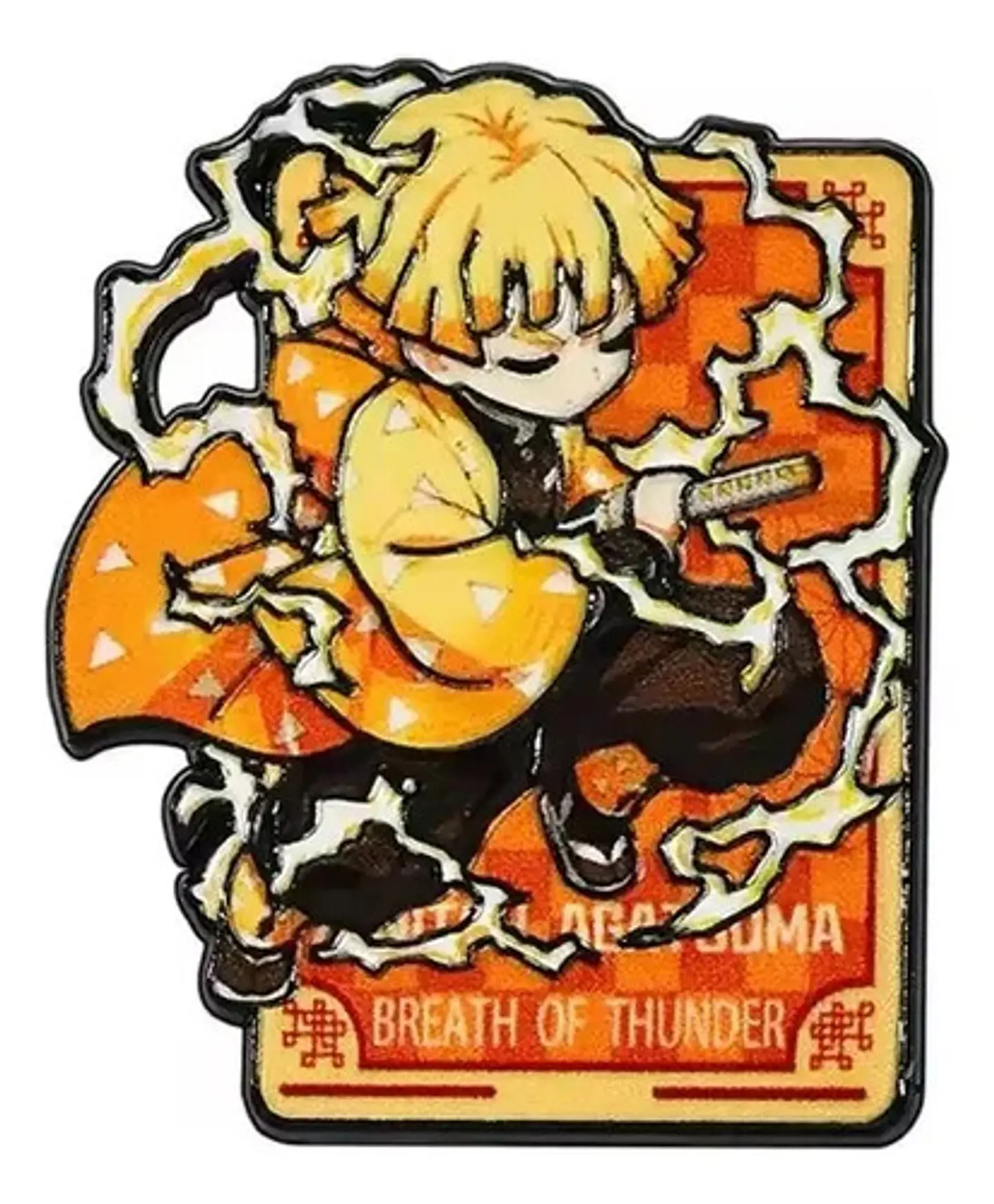 Pins De Zenitsu Agatsuma / Demon Slayer / Pines Metálicos 18