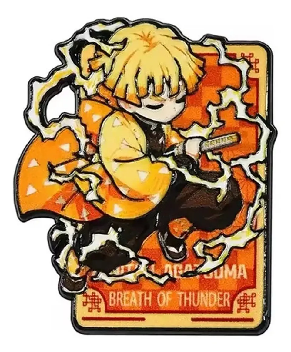 Pins De Zenitsu Agatsuma / Demon Slayer / Pines Metálicos 18