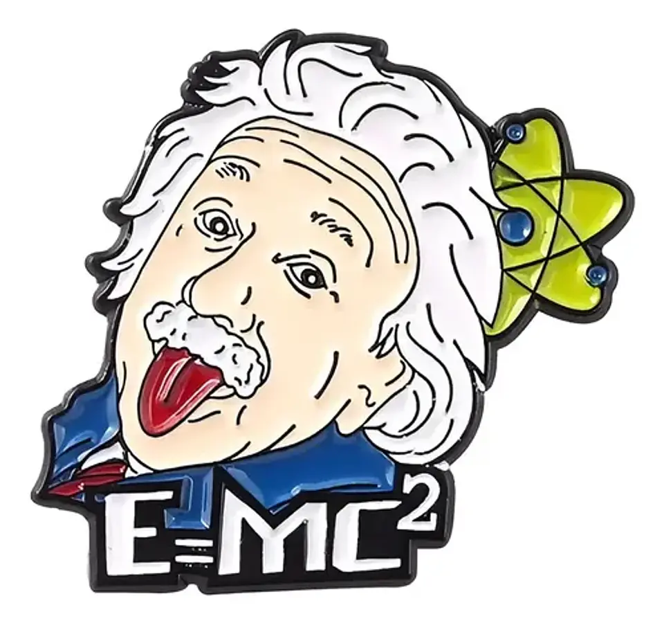 Pins De Albert Einstein / Albert Einstein / Pines Metalico 1