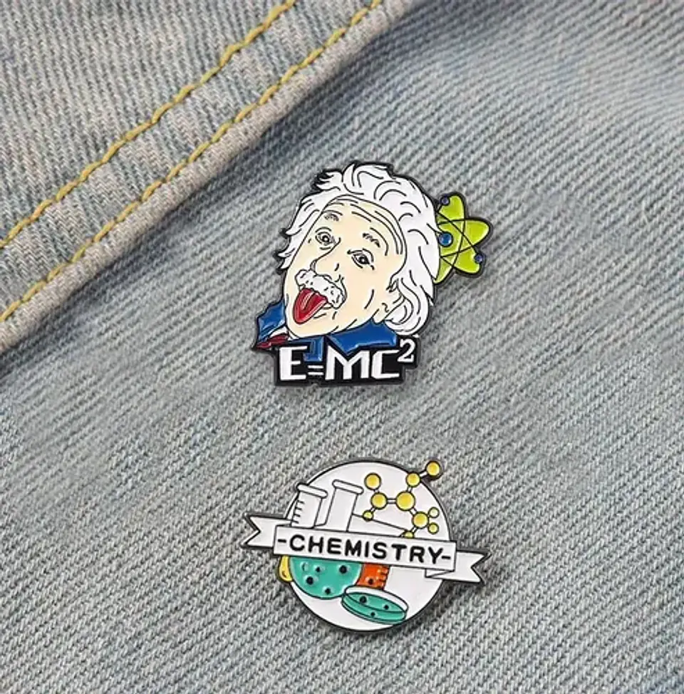Pins De Albert Einstein / Albert Einstein / Pines Metalico 4
