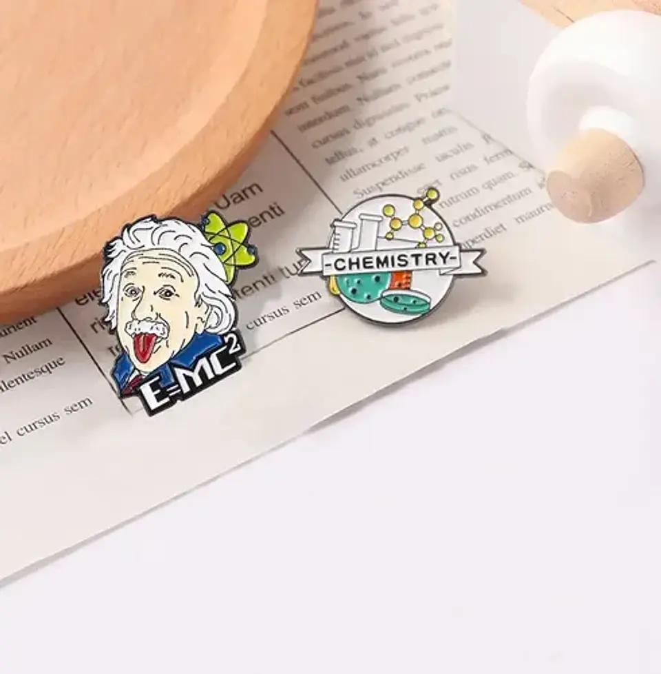 Pins De Albert Einstein / Albert Einstein / Pines Metalico 5
