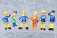 Set 12 Figuritas Sam El Bombero / Figuras De Accion / X12 - Miniatura 5