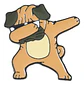 Pins De Perro Kawaii / I Love Perro / Pines Metalicos - Miniatura 1