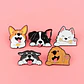 Pins De Perro Kawaii / I Love Perro / Pines Metalicos - Miniatura 12