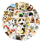 Gatitos Mininos Kawaii - Set De 50 Stickers / Calcomanías - Miniatura 1