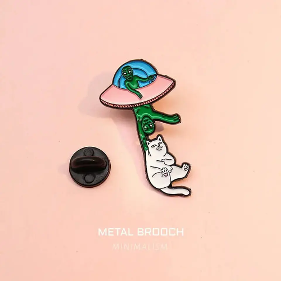 Pins De Aliens / El Marciano / Pines Metálicos (broches) 5