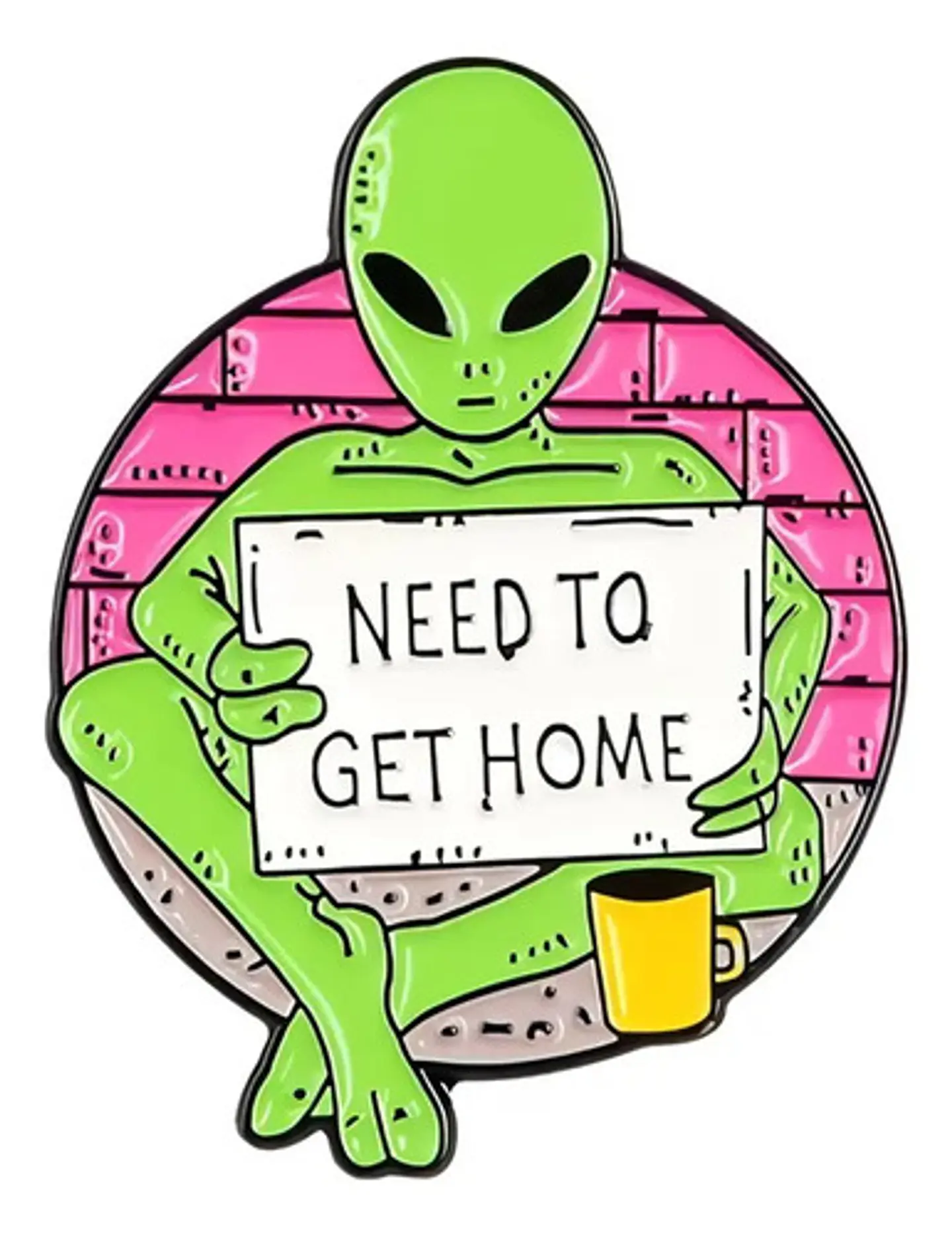 Pins De Aliens / El Marciano / Pines Metálicos (broches) 6