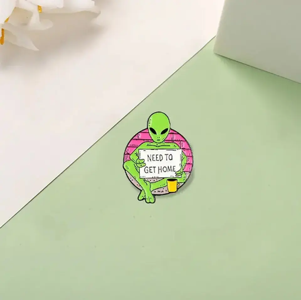 Pins De Aliens / El Marciano / Pines Metálicos (broches) 7
