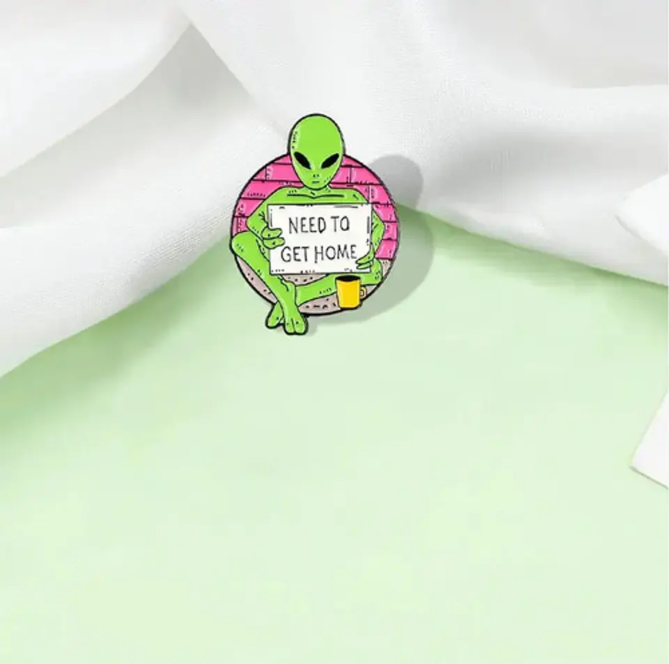 Pins De Aliens / El Marciano / Pines Metálicos (broches) 8