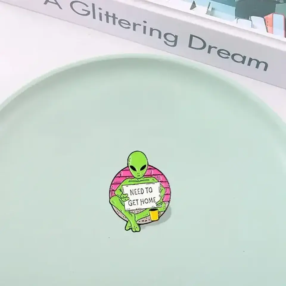 Pins De Aliens / El Marciano / Pines Metálicos (broches) 12