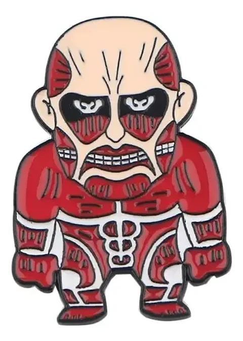 Pins De Titán Colosal / Attack On Titan / Pines Metálicos