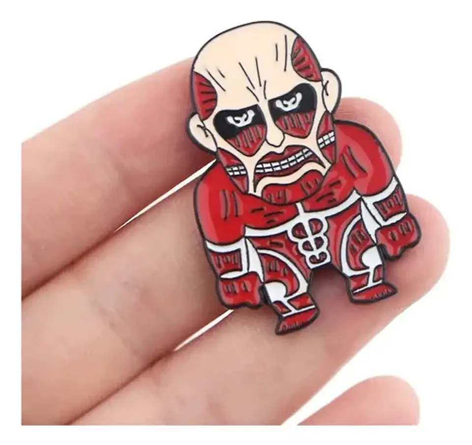 Pins De Titán Colosal / Attack On Titan / Pines Metálicos 2