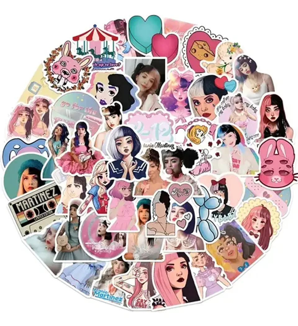 Melanie Martinez - Set 50 Stickers / Calcomanías / Pegatinas 1