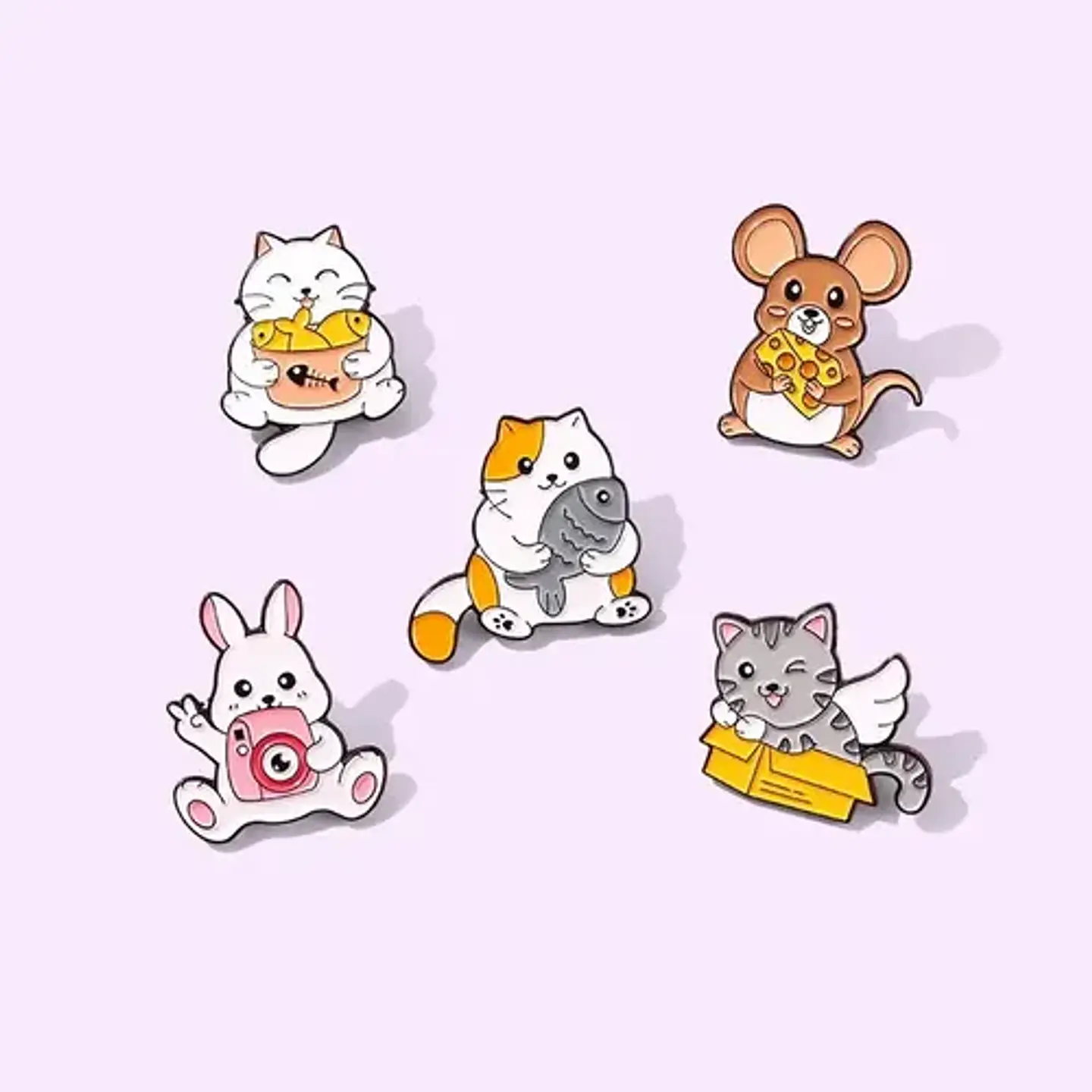 Pins De Gato Gatitos / Michis Kawaii / Pines Metálicos 6