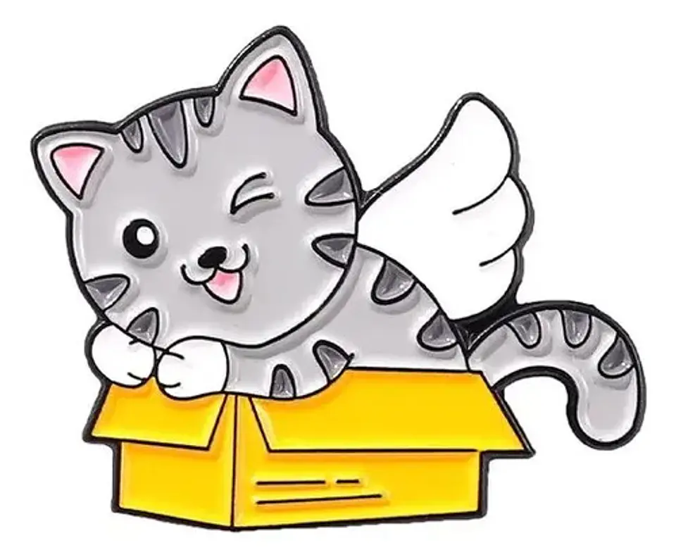 Pins De Gato Gatitos / Michis Kawaii / Pines Metálicos 8