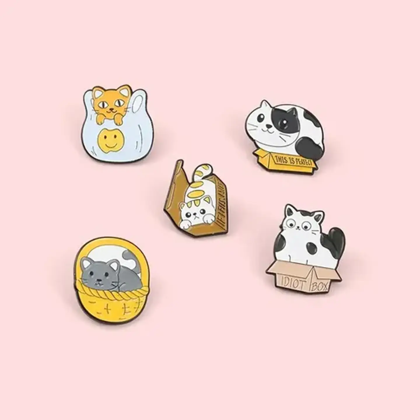Pins De Gato Gatitos / Michis Kawaii / Pines Metálicos 21