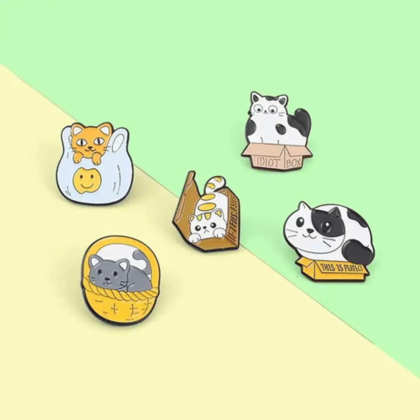 Pins De Gato Gatitos / Michis Kawaii / Pines Metálicos 26