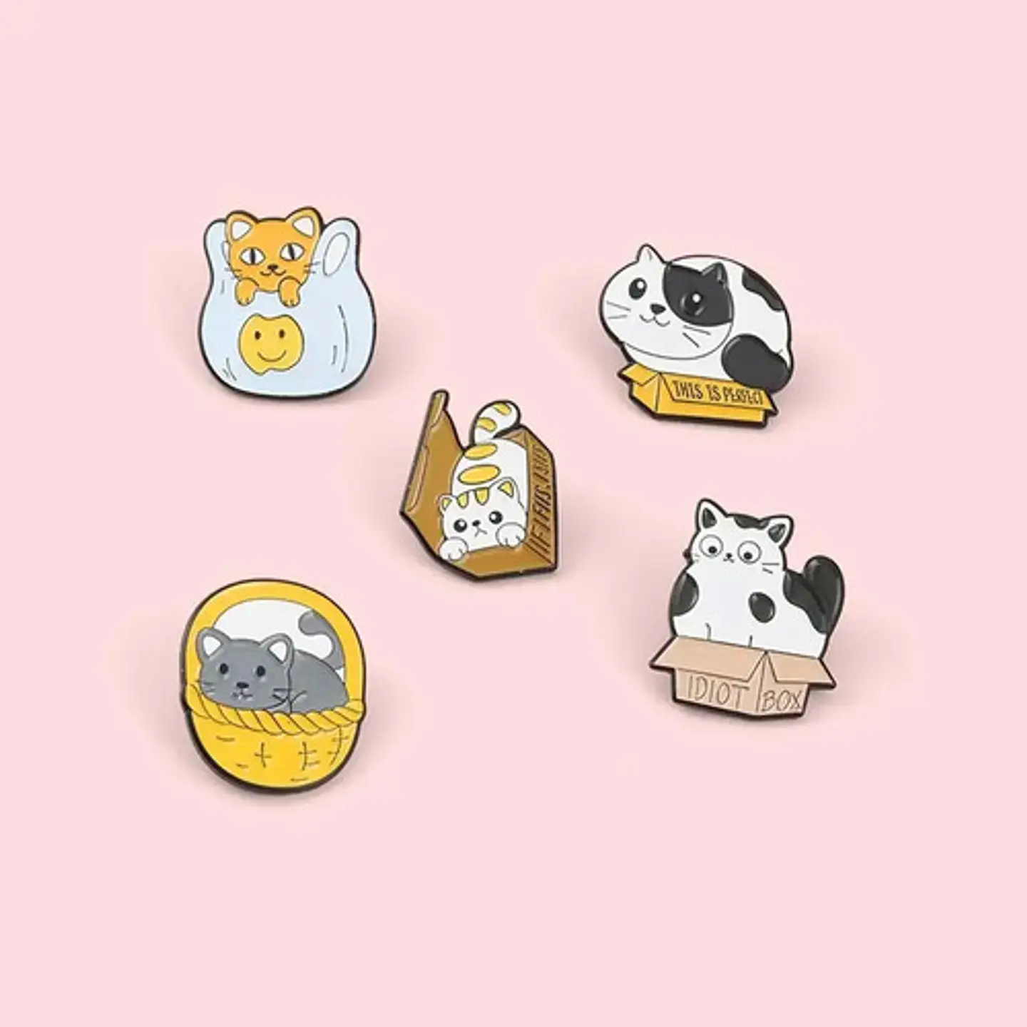 Pins De Gato Gatitos / Michis Kawaii / Pines Metálicos 30