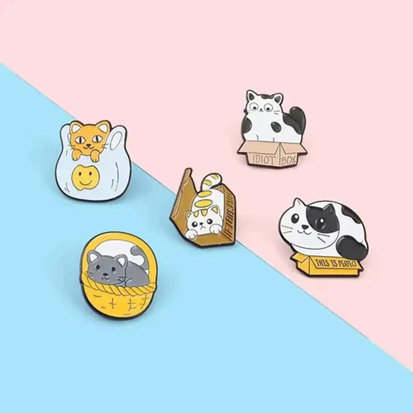 Pins De Gato Gatitos / Michis Kawaii / Pines Metálicos 31