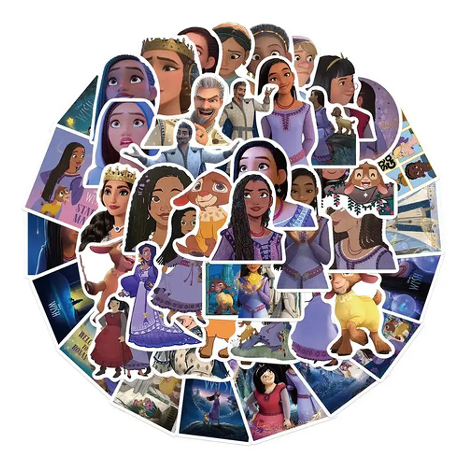 Wish - Set De 50 Stickers / Calcomanías 1