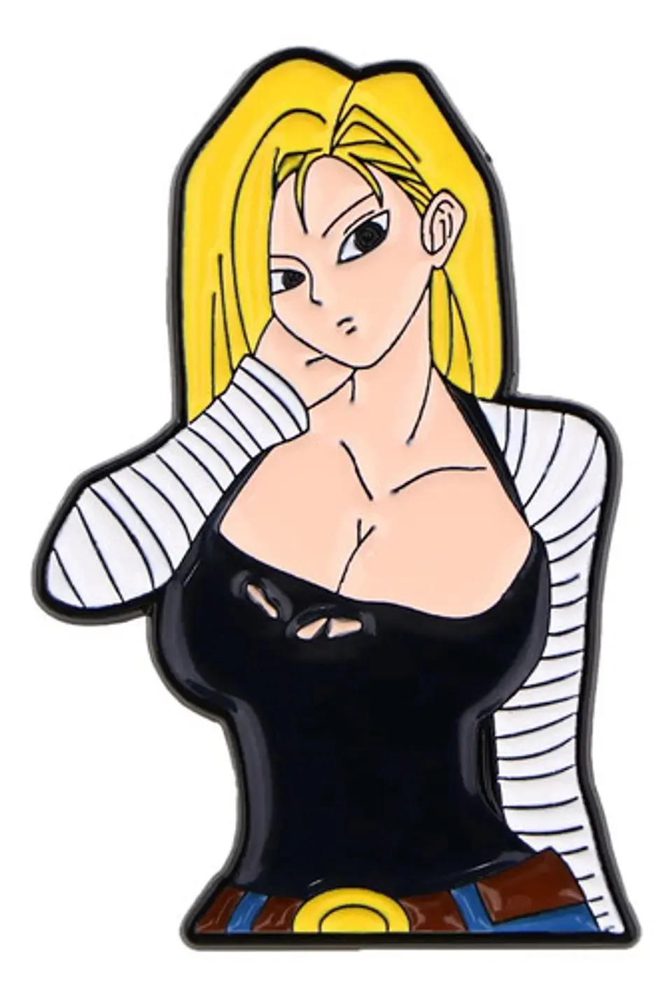 Pins De Androide N° 18 / Dragon Ball / Pines Metálicos 1