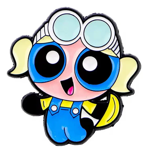 Pins De Burbuja / Chicas Superpoderosas / Pines Metálicos