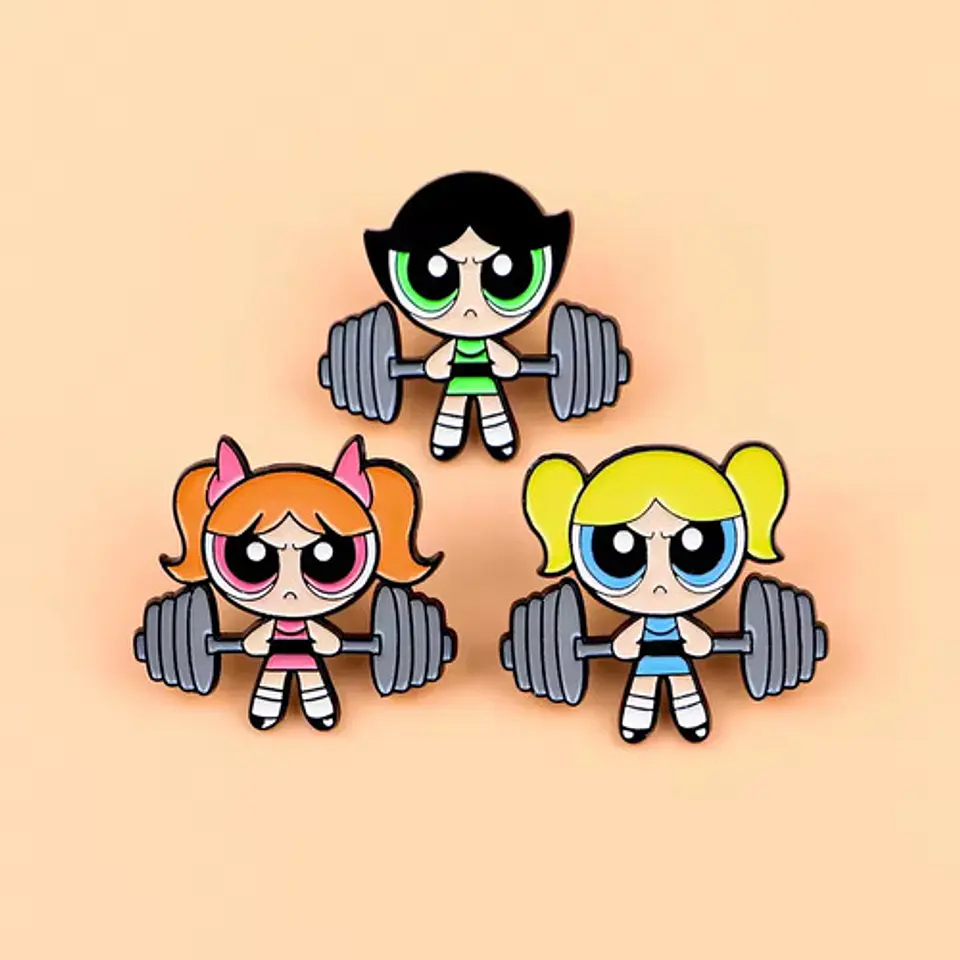 Pins De Burbuja / Chicas Superpoderosas / Pines Metálicos 20
