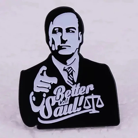 Pins Better Call Saul / Better Call Saul / Pines Metálicos