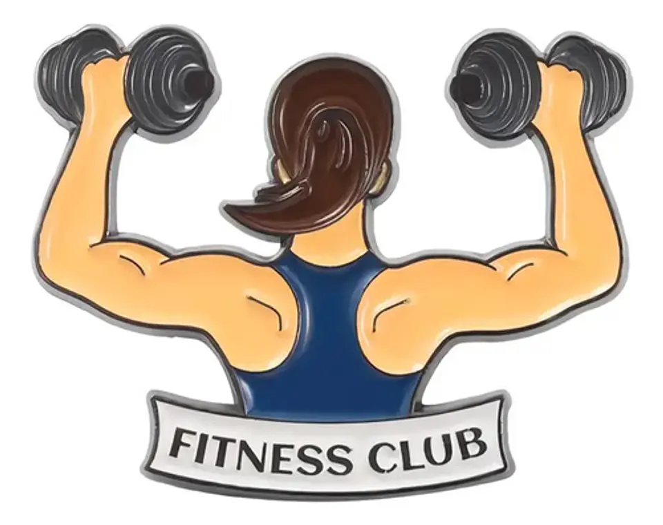 Pins De I Love Gym / Gym Rat / Pines Metalicos (broches) 1