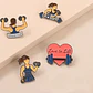 Pins De I Love Gym / Gym Rat / Pines Metalicos (broches) - Miniatura 2