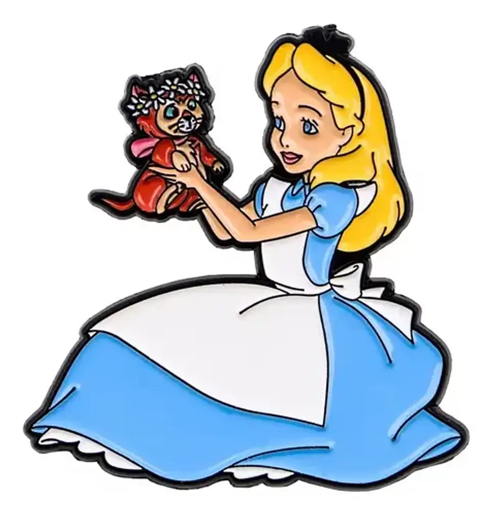 Pins Alicia En El Pais De Las Maravillas / Broches Metálicos 10