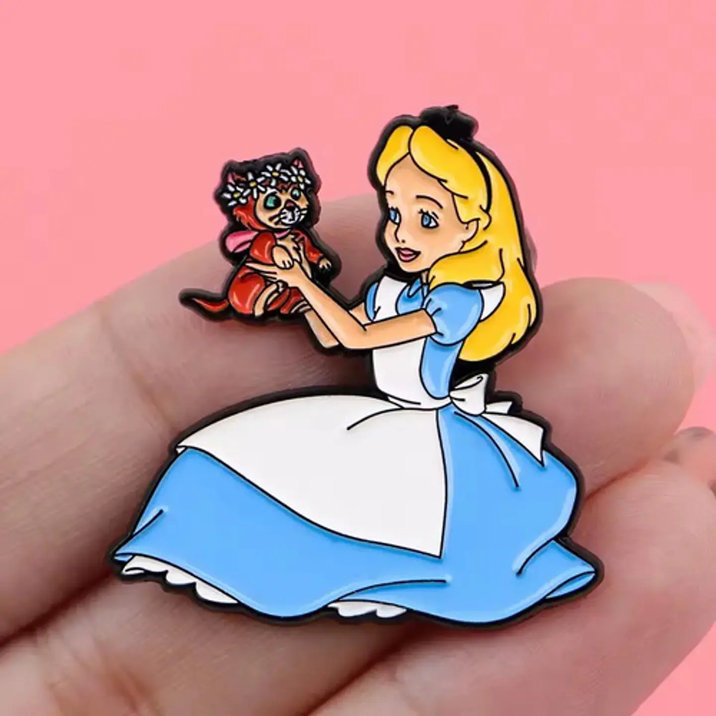 Pins Alicia En El Pais De Las Maravillas / Broches Metálicos 11