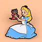 Pins Alicia En El Pais De Las Maravillas / Broches Metálicos - Miniatura 12