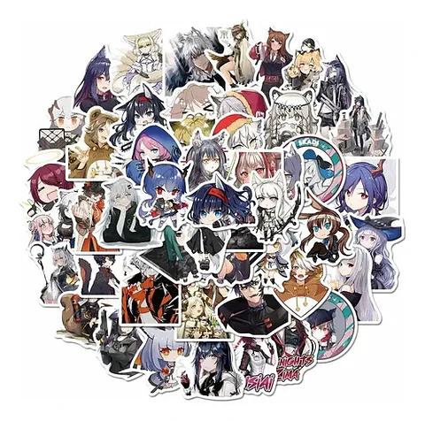 Arknights - Set De 50 Stickers / Calcomanías