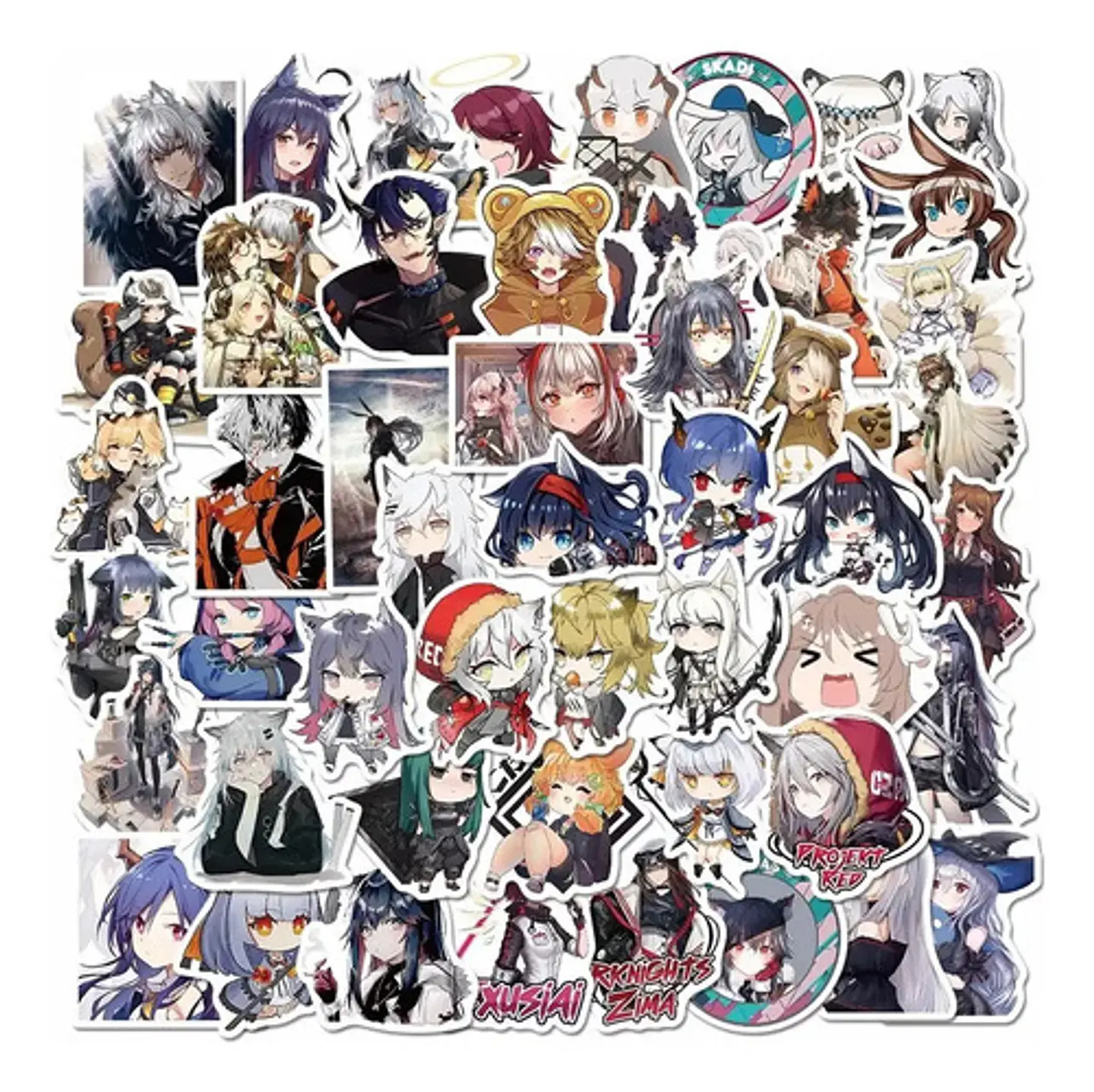 Arknights - Set De 50 Stickers / Calcomanías 2