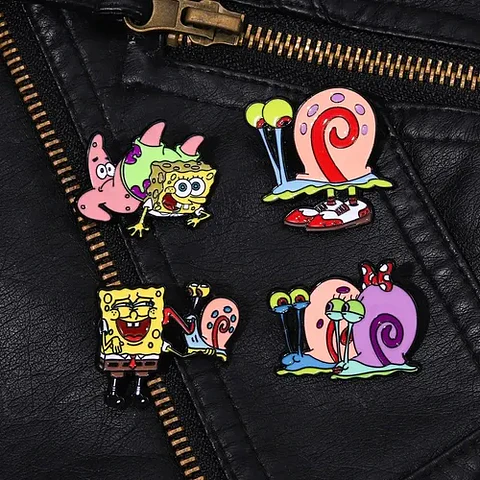 Pins De Bob Esponja / Bob Esponja / Pines Metálicos