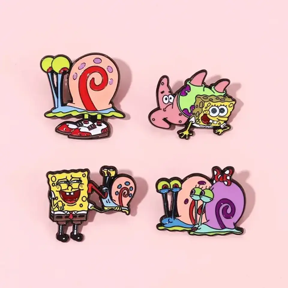Pins De Bob Esponja / Bob Esponja / Pines Metálicos 3