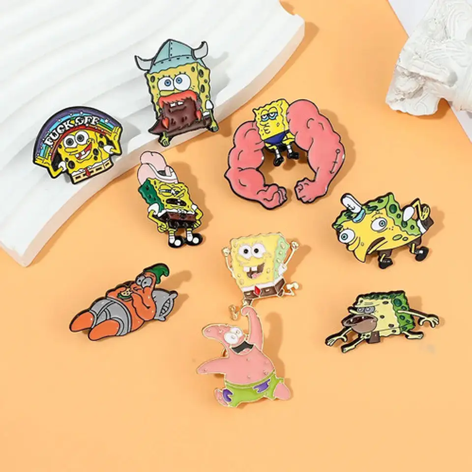 Pins De Bob Esponja / Bob Esponja / Pines Metálicos 7