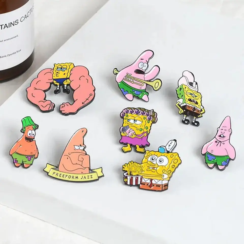 Pins De Bob Esponja / Bob Esponja / Pines Metálicos 11