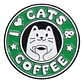Pins De Gatitos /  I Love Coffee / Pines Metálicos - Miniatura 1