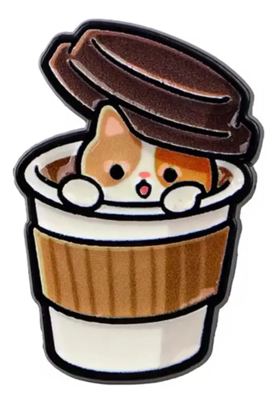 Pins De Gatitos /  I Love Coffee / Pines Metálicos 19