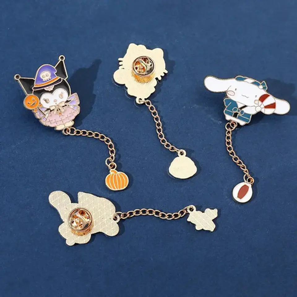 Pins De Cinnamoroll / Hello Kitty / Pines Metálicos 2