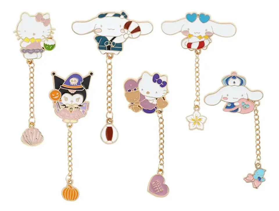 Pins De Cinnamoroll / Hello Kitty / Pines Metálicos 4