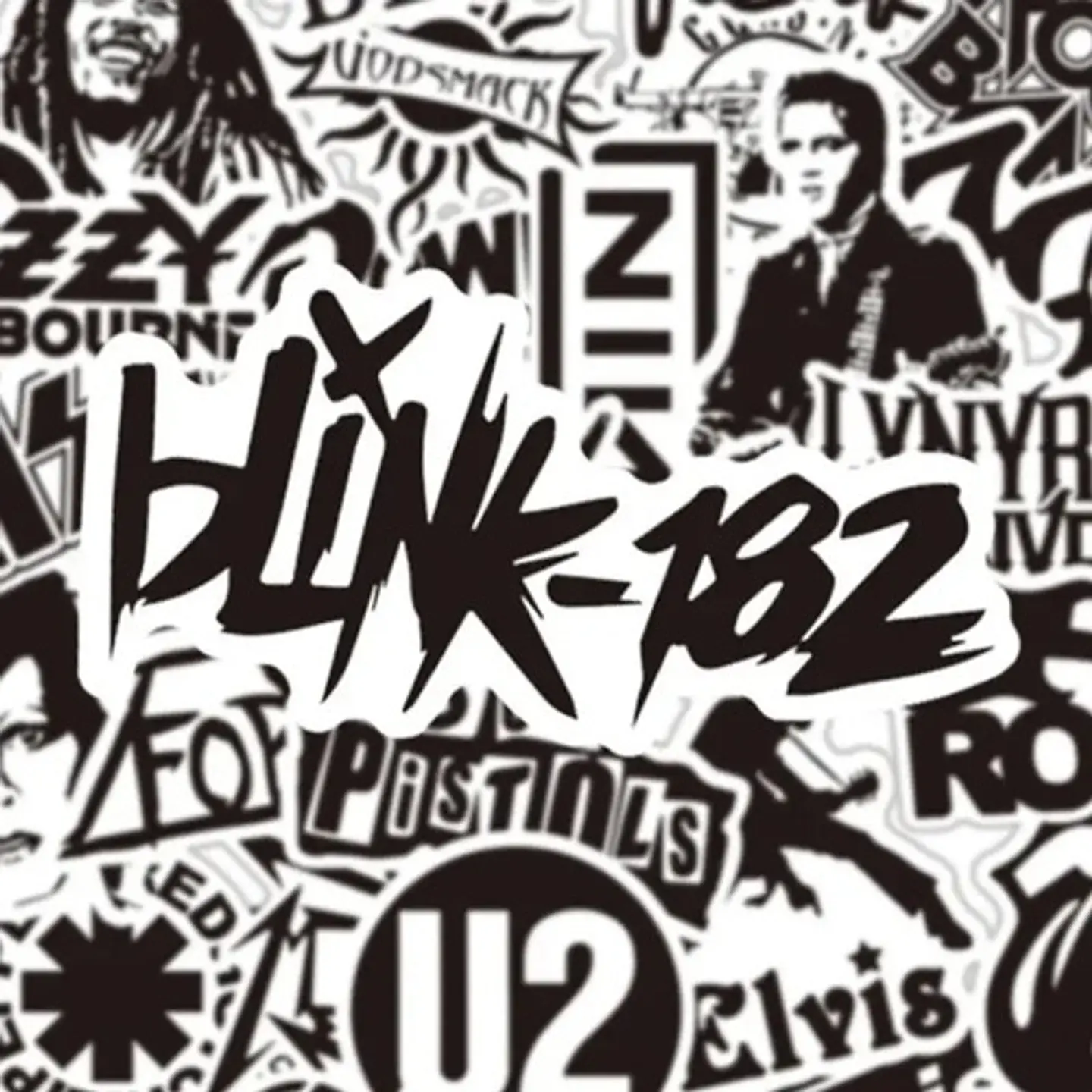 Bandas De Rock - Set De 50 Stickers / Calcomanías 3