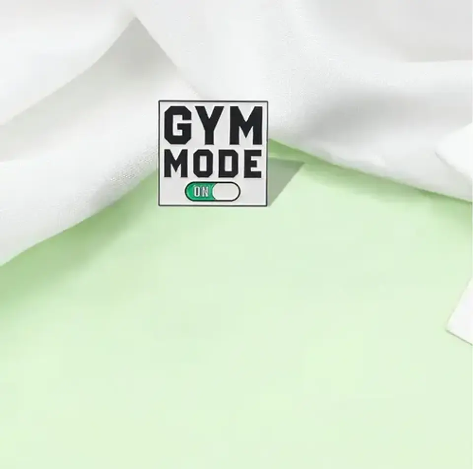 Pins De Gym Rat /  I Love Gym / Pines Metalicos (broches) 2