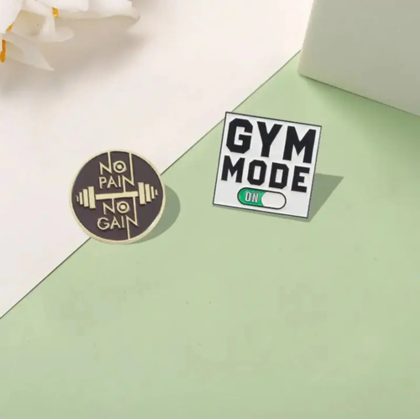 Pins De Gym Rat /  I Love Gym / Pines Metalicos (broches) 8